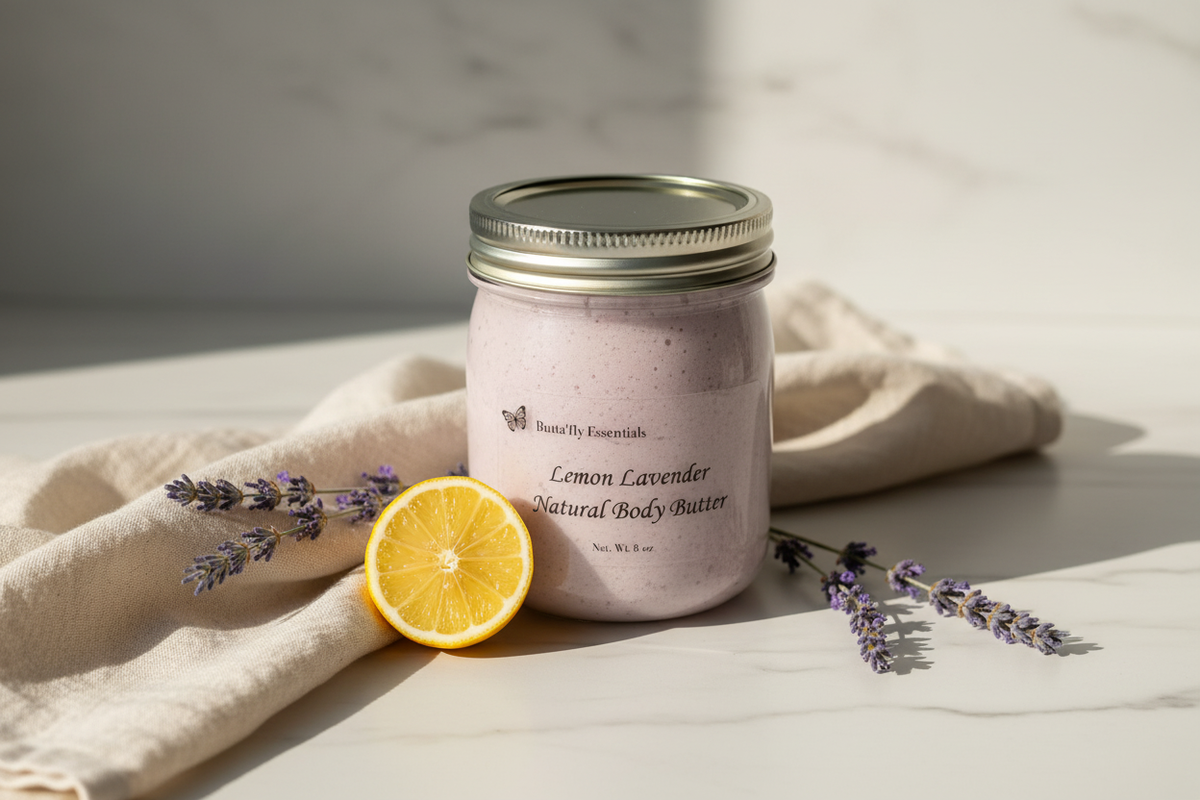 All Natural Body Butter - Lemon Lavender
